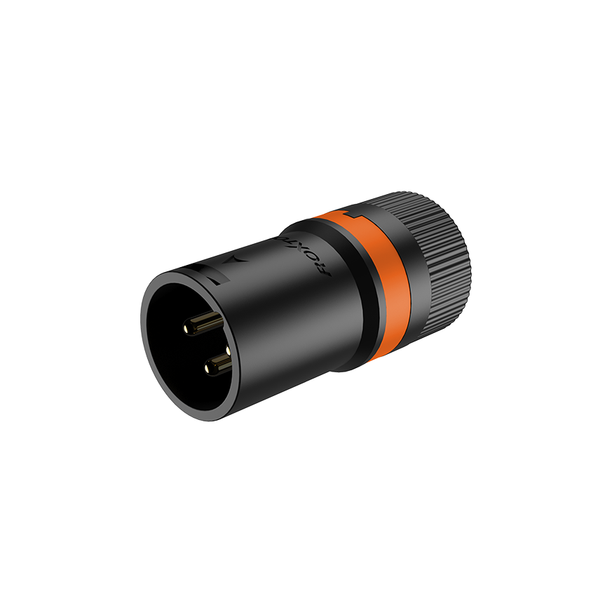 Conector XLR macho giratorio de perfil bajo LX3M