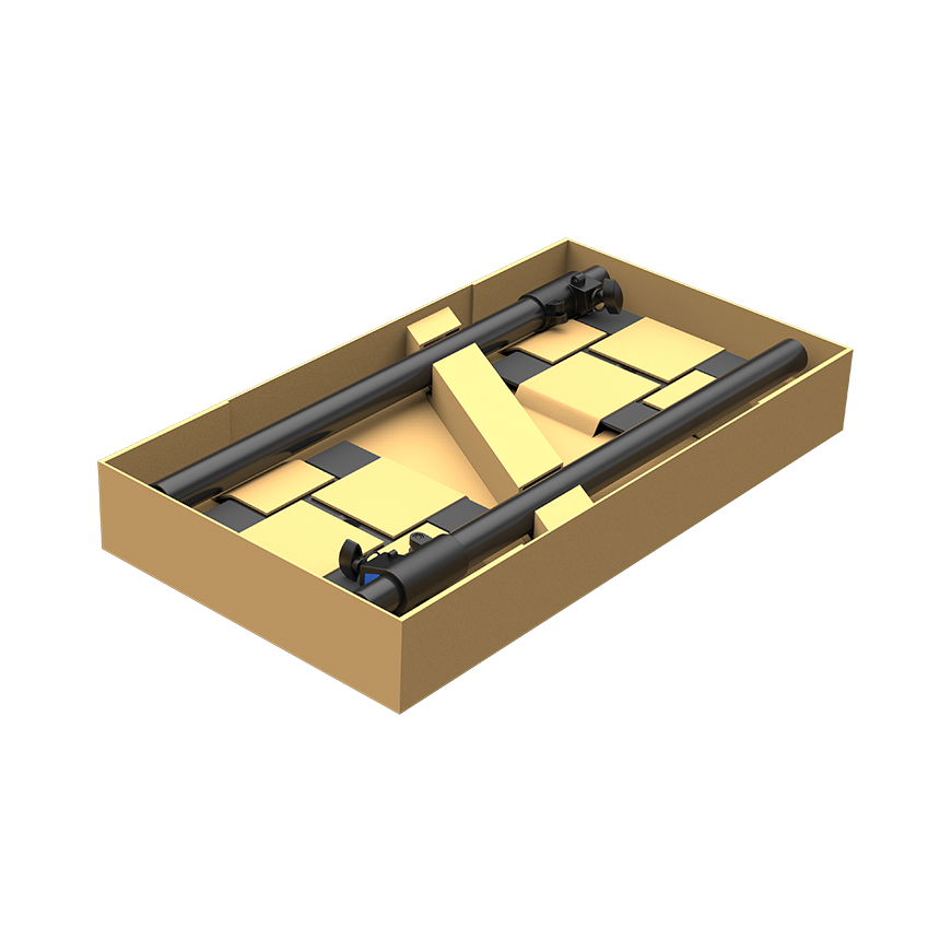 Roxtone PSS-110 Kit Par de soporte para monitor, base triangular de altura ajustable