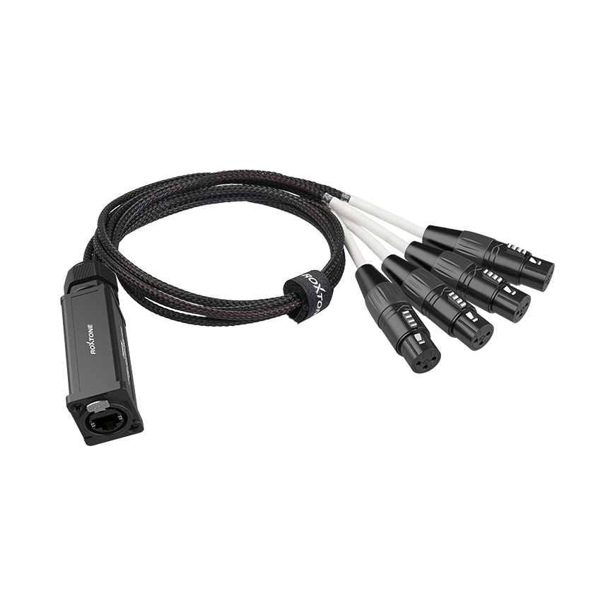 ROXTONE PS4F SPLITTER CAT5 - XLR H