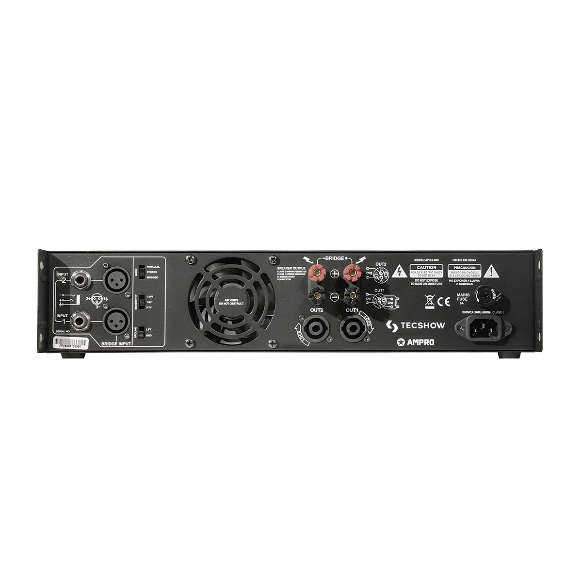 American Pro APXII-600 Amplificador