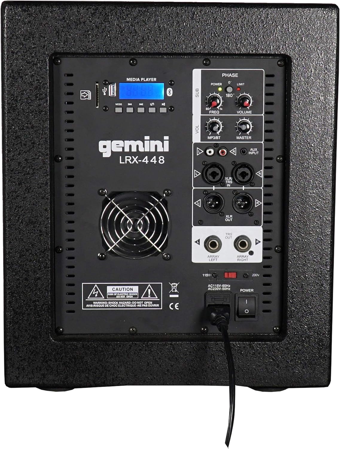 Gemini LRX448E Sistema Audio de Columna