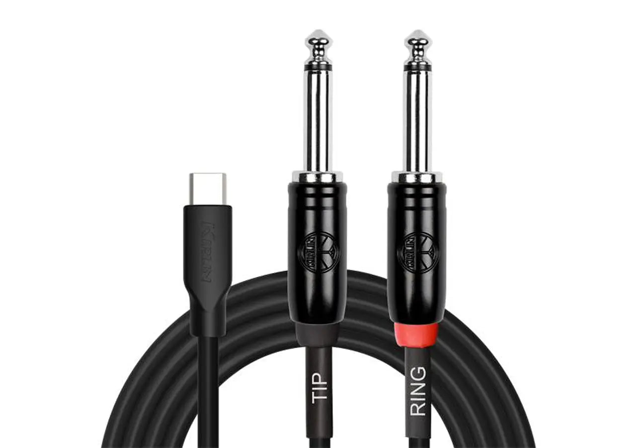 Cable USB-C a 2 Plug 45748 Mono 3M UY-C-392B-3 Kirlin
