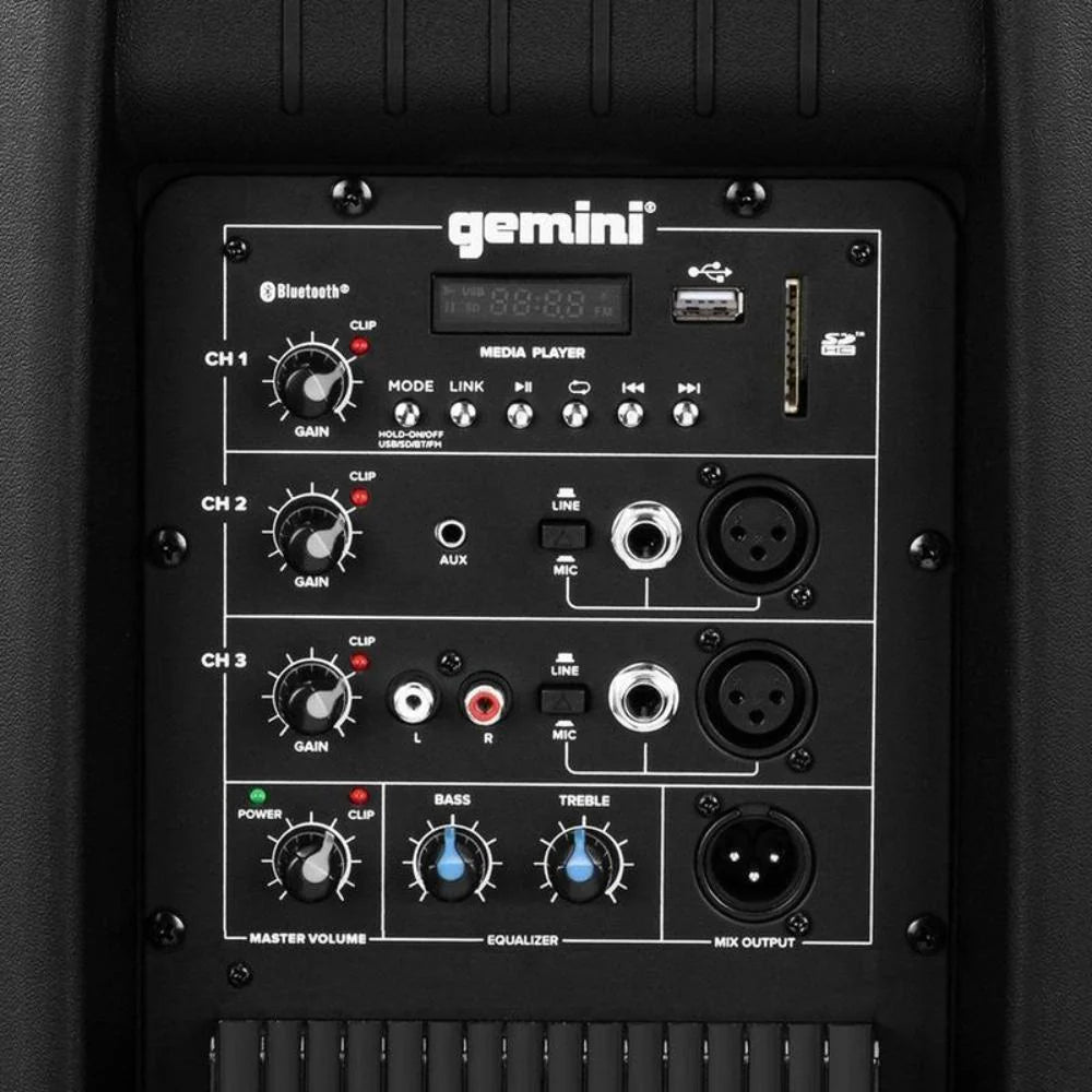 Gemini AS-2112BT Caja Activa 12" con Bluetooth