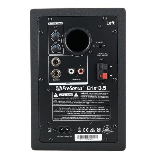 PRESONUS ERIS35 MONITORES DE ESTUDIO 3.5" 2DA GENERACIÓN
