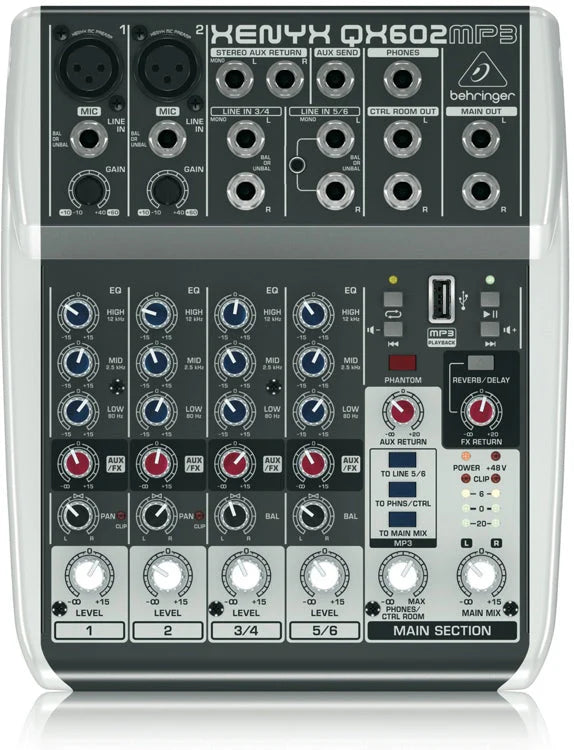 Behringer Xenyx QX602MP3