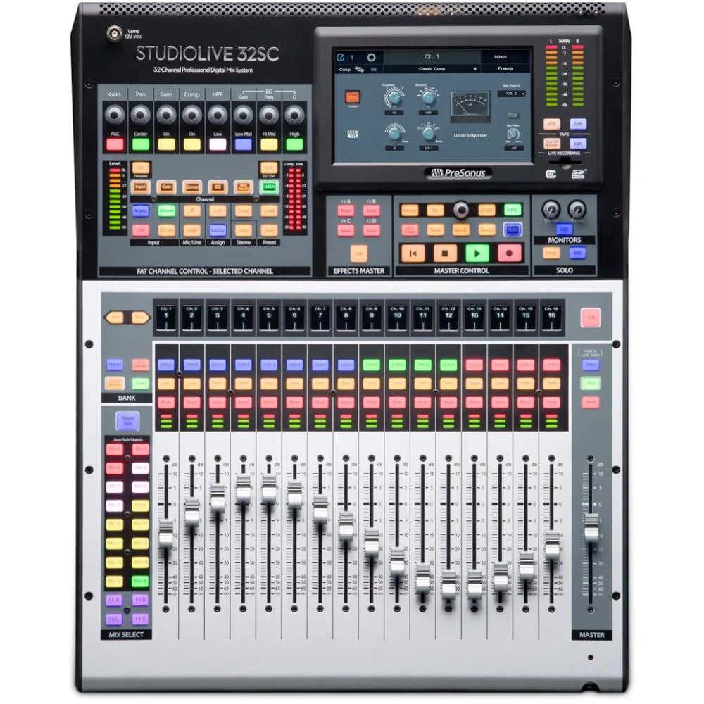 Presonus StudioLive SL32SC Mezclador Digital 32SC - USB - Interfaz de Audio