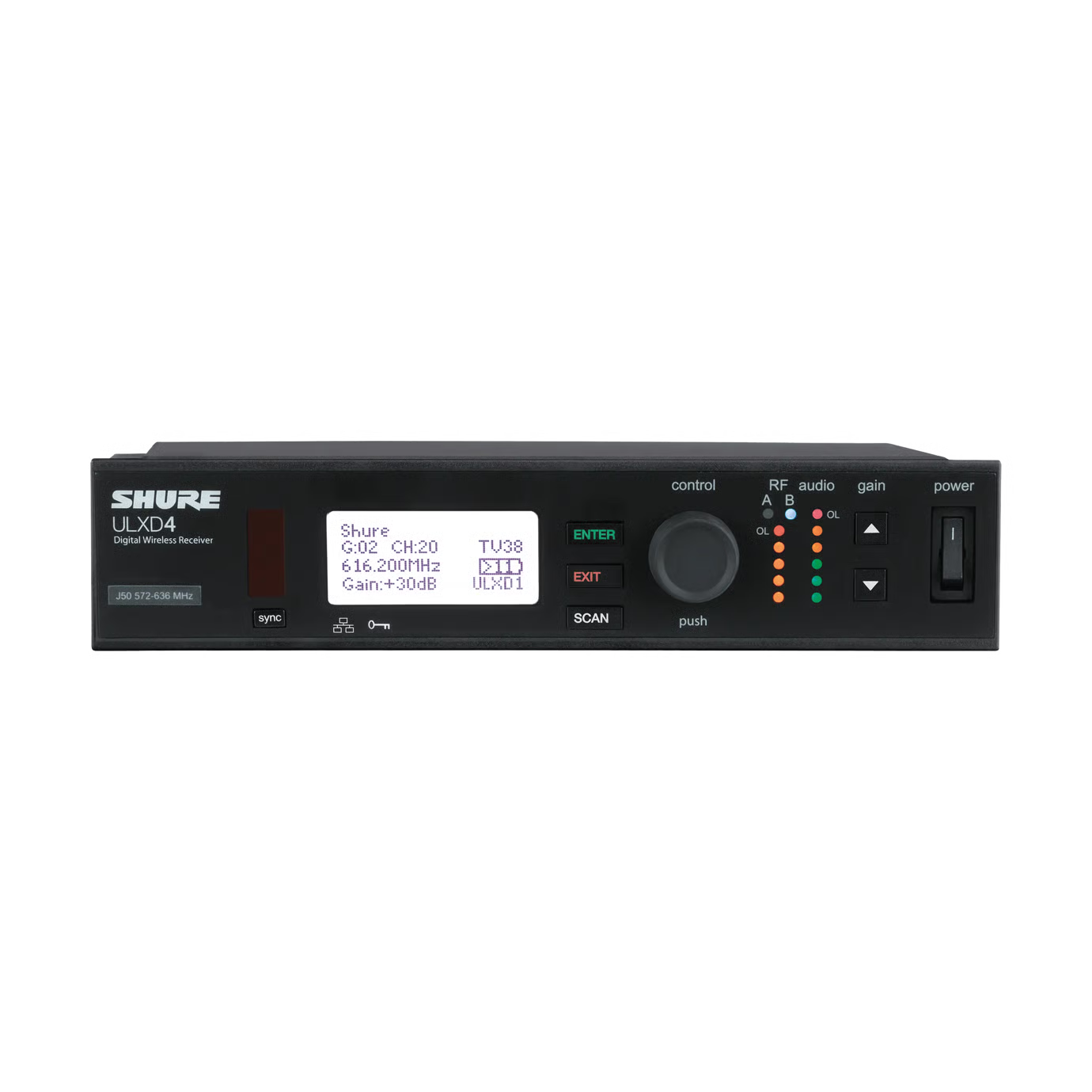 RECEPTOR INALAMBRICO Shure ULXD4