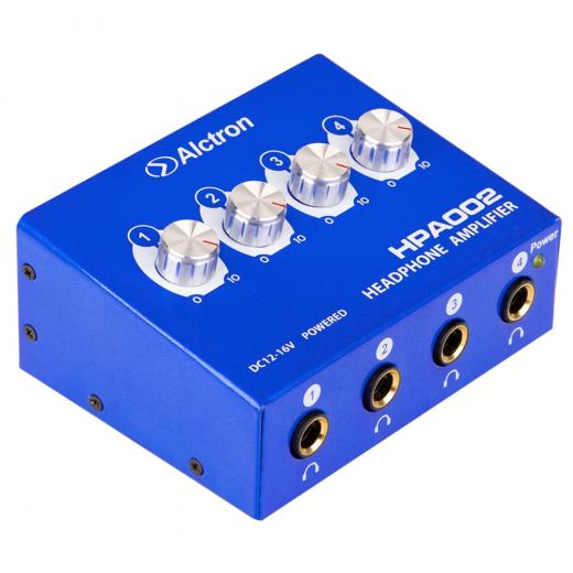 Alctron HPA002 Amplificador de Audifonos 4 Canales