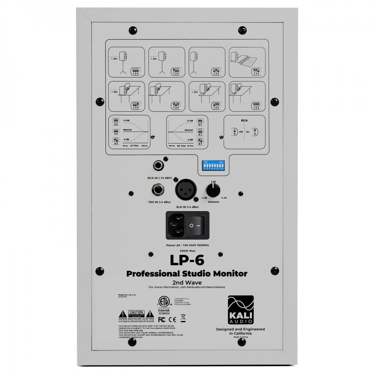 KALI AUDIO LP-6 2ND WAVE (WHITE) MONITOR DE ESTUDIO (PAR)