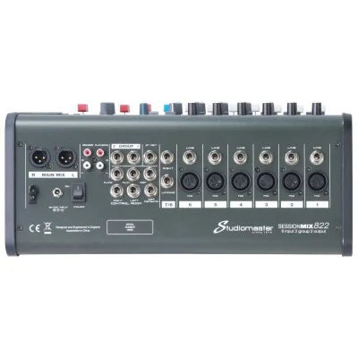 Studiomaster Sessionmix 822 mixer 8 canales con grabacion USB/SD