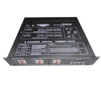 WP-P620D 6CH POWER DIMMER DIGITAL 20A/CH