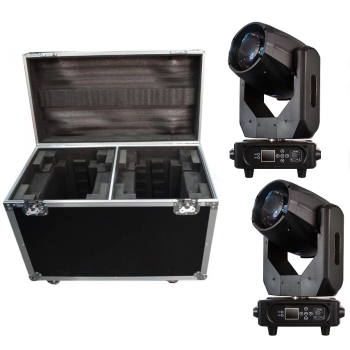 BD-LB250K KIT 2x BEAM 250W MOVING HEAD + FLIGHT CASE