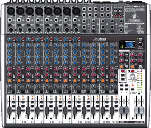 Behringer XENYX X2222USB Mezclador Análogo