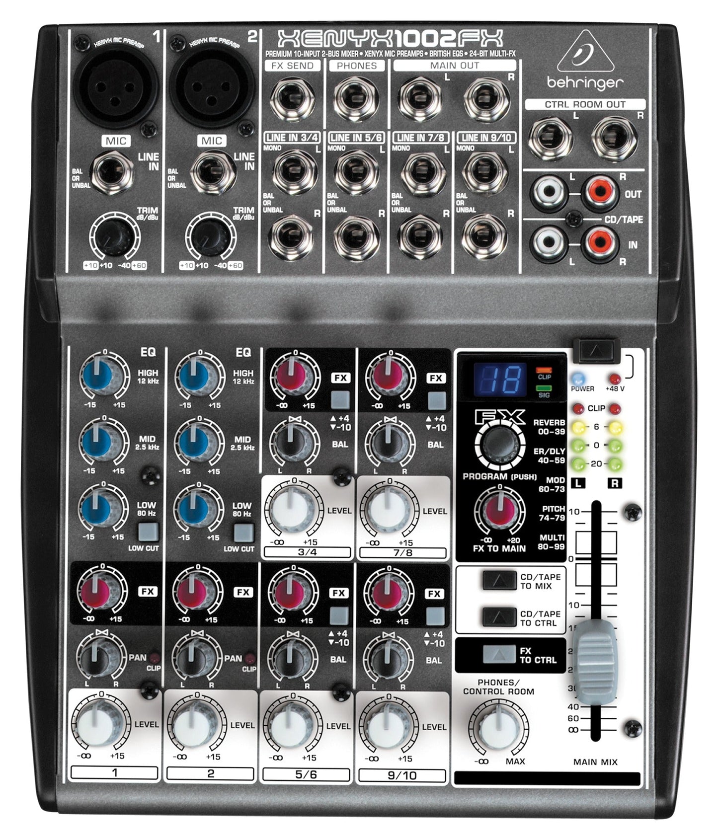 Behringer XENYX 1002FX MEZCLADOR