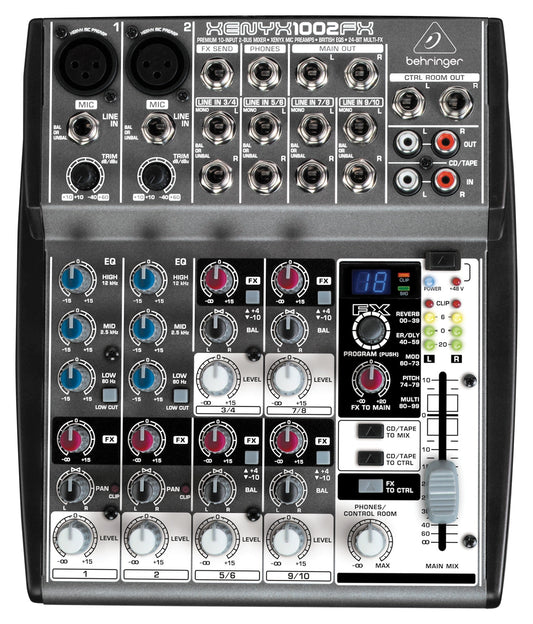 Behringer XENYX 1002FX MEZCLADOR