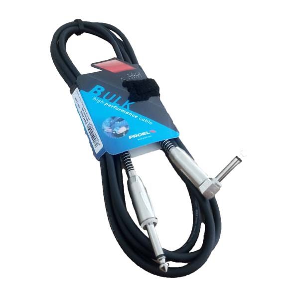 BULK120LU3 – Cable Instrumentos PROEL Plug Plug 3M Angulo Recto