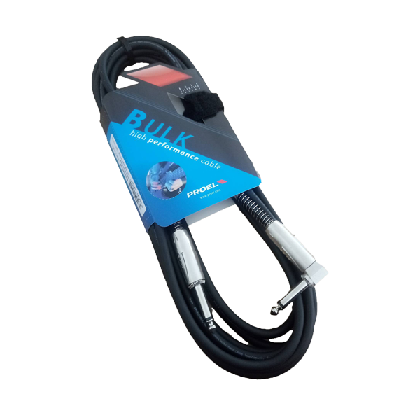 BULK120LU5 – Cable Instrumentos PROEL Plug Plug 5M Angulo Recto
