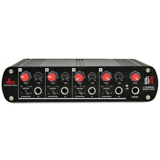 Caja directa de 4 canales activa con mezclador de línea DBX DI4