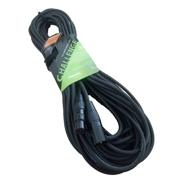 CHL250LU20 – Cable Microfono XLR XLR 20M Conector YONGSHENG