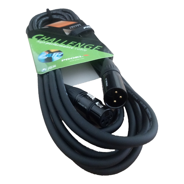 CHL500LU5 – Cable Iluminacion DMX XLR XLR 5M Conector YONGSHENG