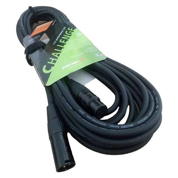 CHL500LU10 – Cable Iluminacion DMX XLR XLR 10M Conector YONGSHENG