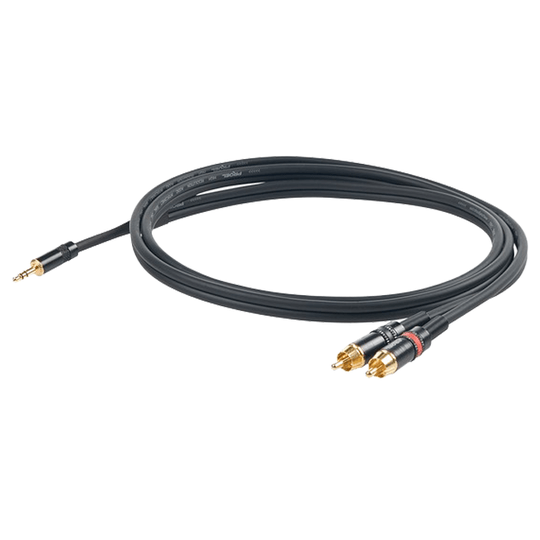 Câble Audio prise jack stéréo de 6,35 mm mâle > 2 x RCA mâle 1,5 m Câble Audio prise jack stéréo de 6,35 mm mâle > 2 x RCA mâle 1,5 m