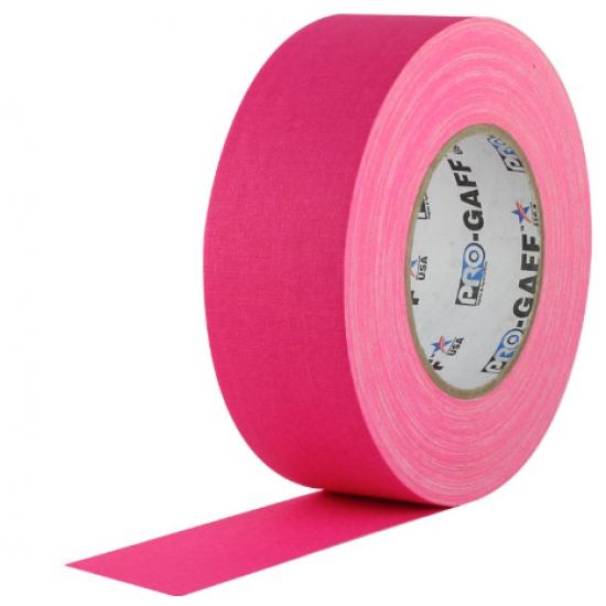 Cinta Gaffer PRO GAFF Rosado flúor