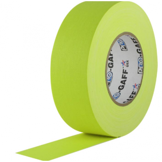 Cinta Gaffer PRO GAFF Amarillo flúor