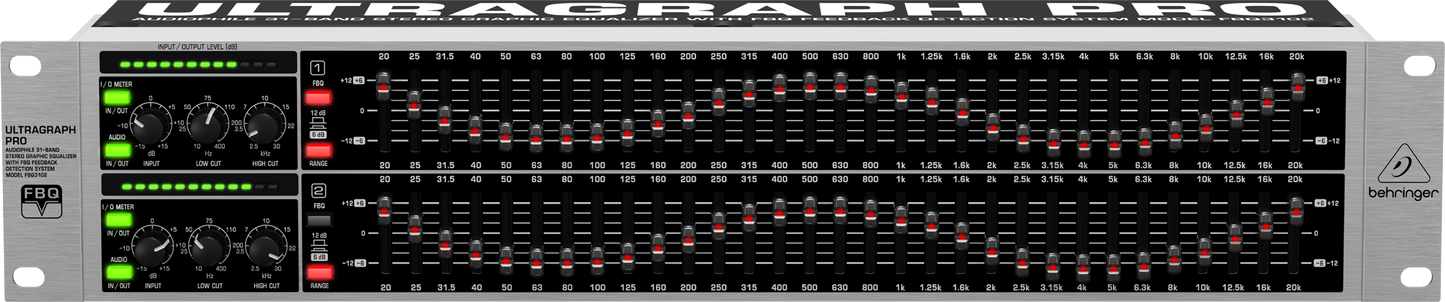 Behringer FBQ3102HD Ecualizador UltraGraph Pro