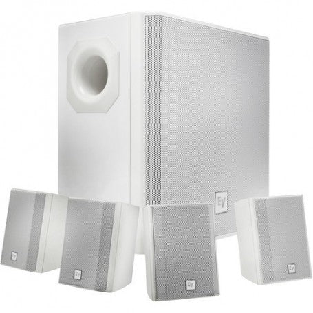Electrovoice EVID-S44W Sistema Subwoofer 4 satelites sobre pared Blanco