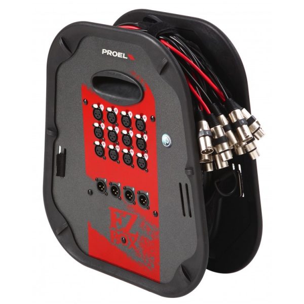 EZBOX1204 – Multipar con Carrete 12 Input, 4 Output 15M