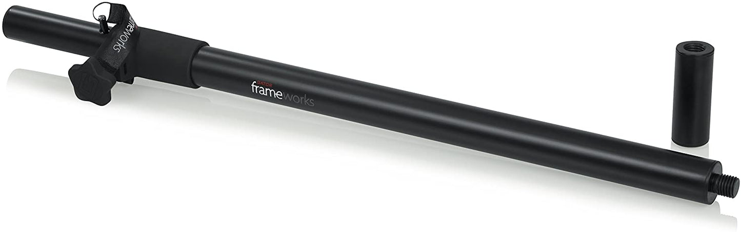 Gator GFW-SPK-SP Poste extensor de subwoofer/altavoz estándar y adaptador