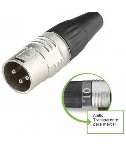 HICON - HIX3CMV - XLR Canon Macho Volante Alemán