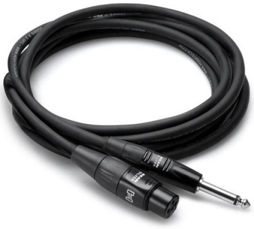 Hosa Technology HMIC025HZ Cable XLR Hembra a Plug 1/4 TS 7.6 Mts