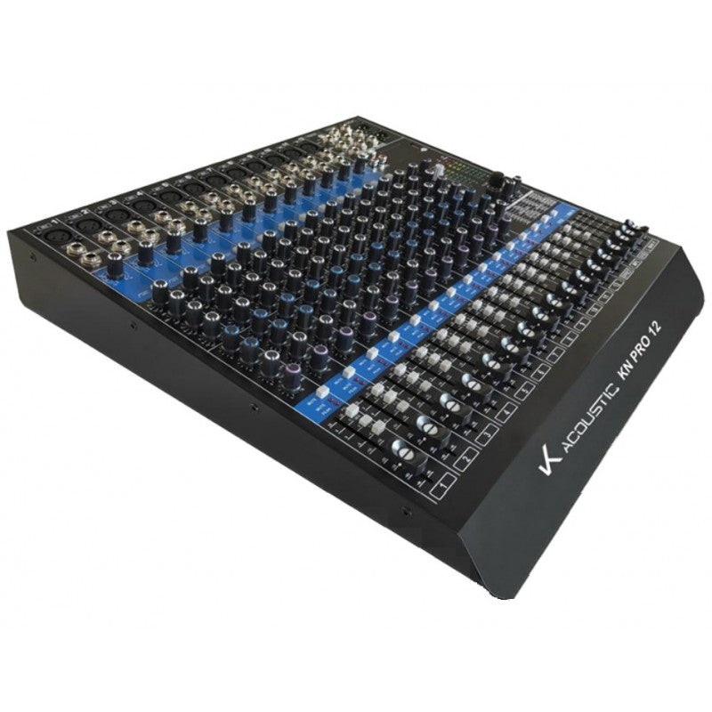 K ACOUSTIC KN PRO 12 CONSOLA AUDIO MIXER 12CH. C/FX