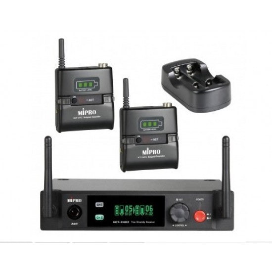 Kit de receptor doble MIPRO ACT2402/ACT24TC