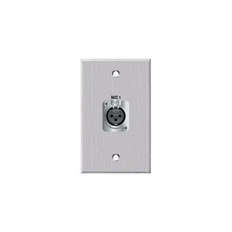 Liberty PC-G1300-E-S-C Placa con 1 conector XLR Hembra