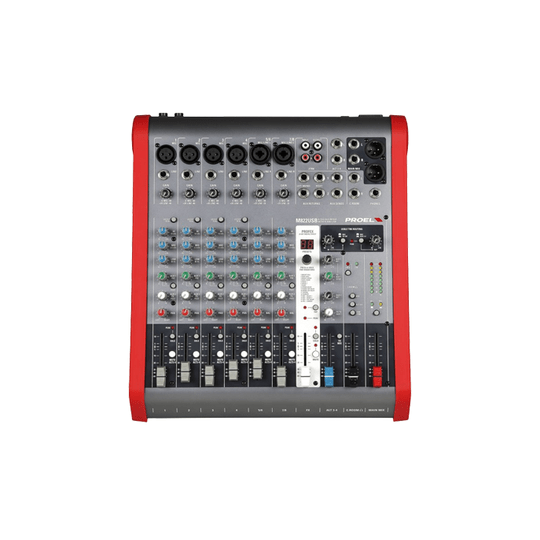 M822USB – Mixer de 8 canales con efectos y USB