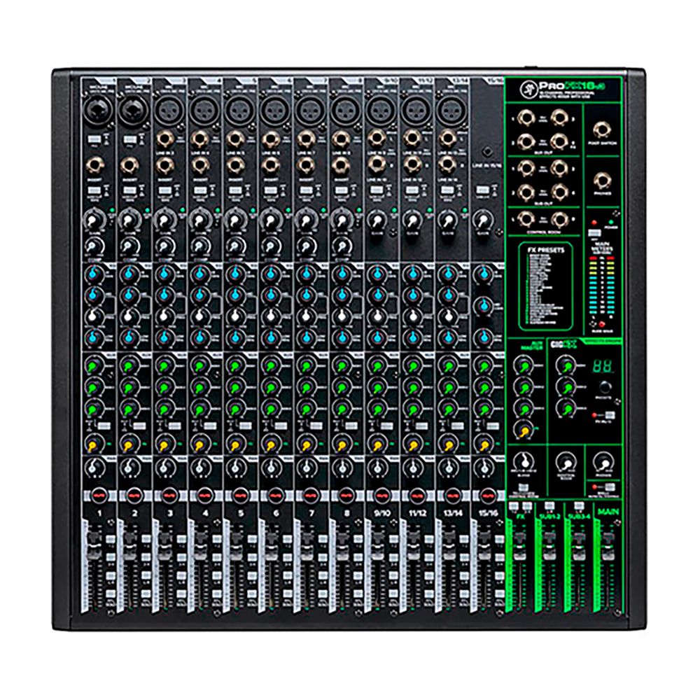 Mackie ProFX16v3 Mixer análogo  16 canales USB, FX