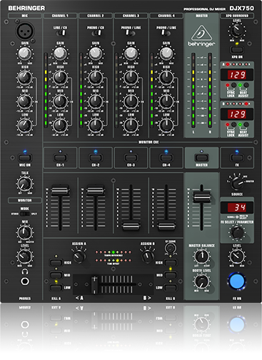 MEZCLADOR DE DJ BEHRINGER DJX750