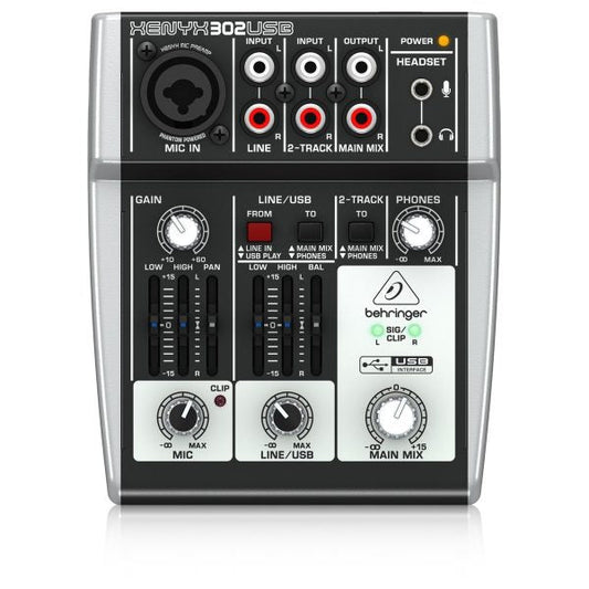 MEZCLADOR Behringer XENYX 302USB