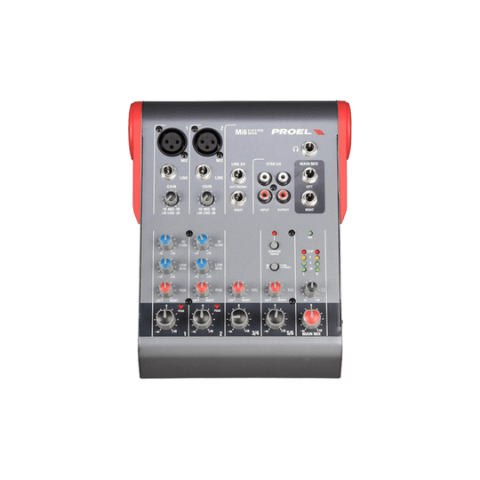 MI6 – Mixer Análoga de 6 canales