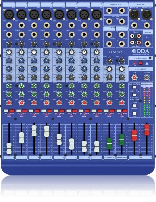 Midas DM12 Mezclador 12 Canales