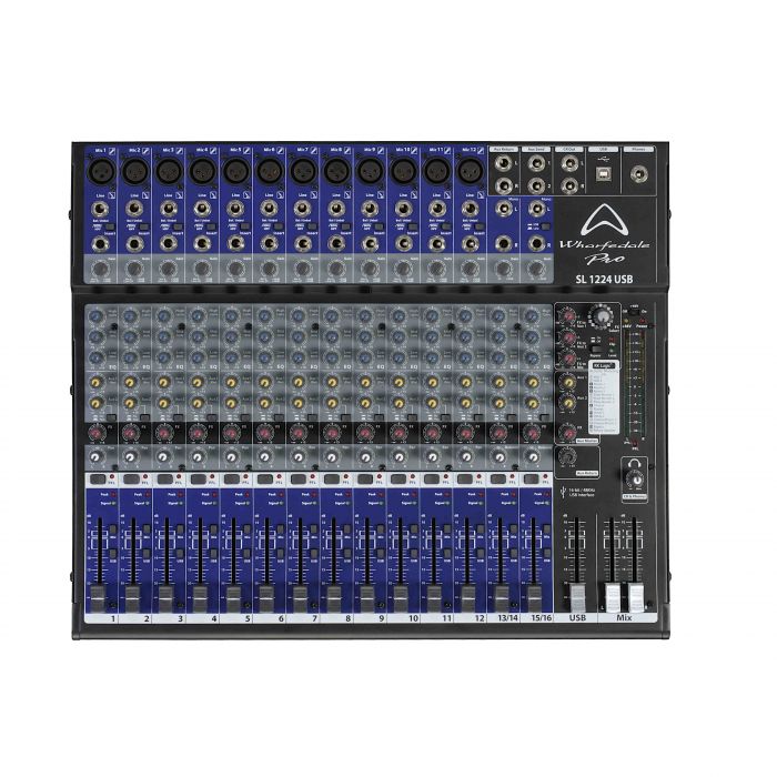 Mixer análogo Wharfedale SL1224USB de 14 canales