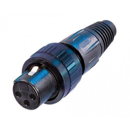 Neutrik NC3FX-SPEC XLR Hembra volante 3 pines con seguro
