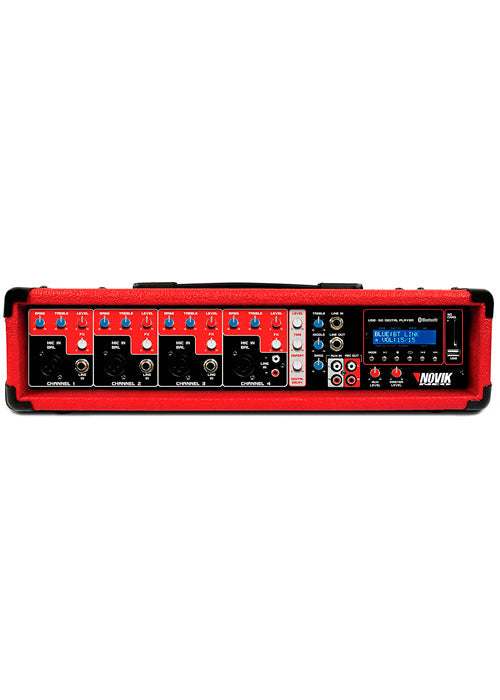 Novik NVK-4300BT Amplificador de 4 canales BT