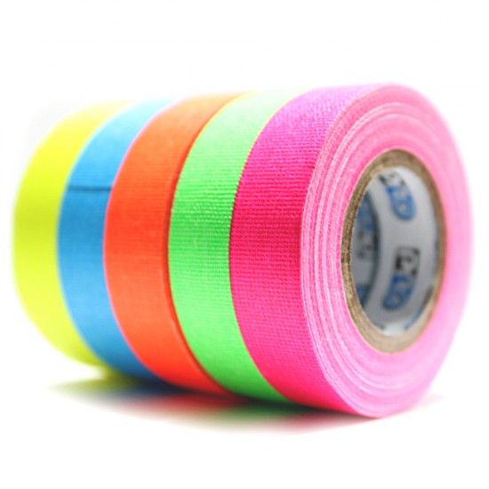Pack de bolsillo Cinta Gaffer PRO GAFF 5 colores fluor