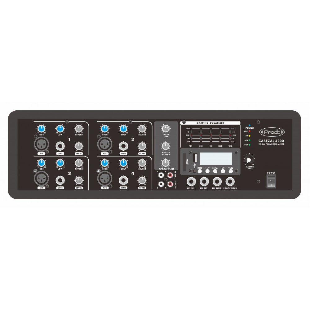 PRO DB 4200 CABEZAL DE 4 CANALES