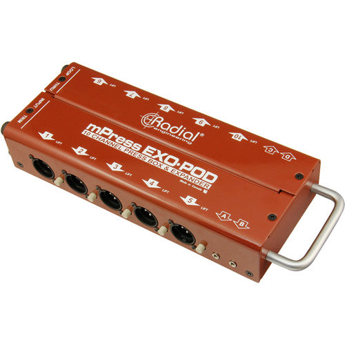 Radial Exo-Pod Divisor de transmisión con conexiones XLR