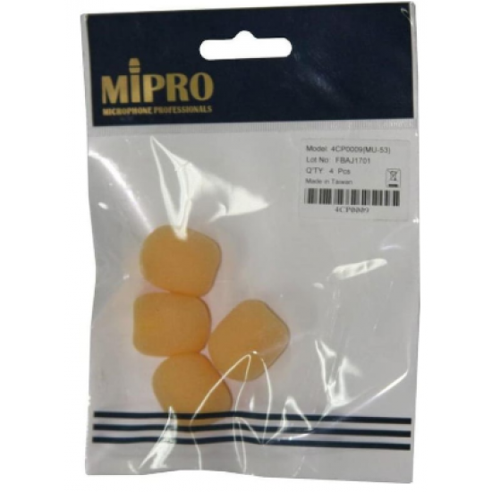 Set de 4 Antipop para MIPRO MU53L - MU53HNS